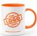 Caneca alça colorida personalizada