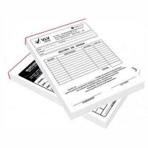 Blocos e Talões - 10x14 cm Papel 75gr / Super bond 50 gr 10x14 cm 1x0 BLOCAGEM Corte reto 