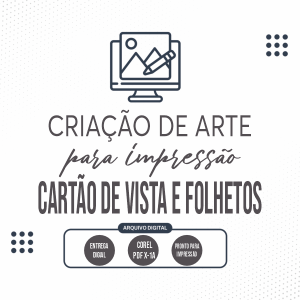 Criação Arte Final Para Cartão de Visita, Flyer e Panfleto CDR, PNG, PDF Varios tamanho 4x0   