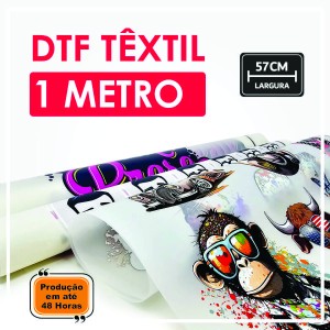 Impressão DTF TÊXTIL Metro DTF TÊXTIL  5x0   