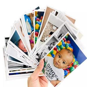 Revelação de Foto 10x15cm Papel Fotográfico Premium Glossy 10x15 180g 10x15 4x0  Corte Reto 