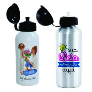 Squeeze Alumínio tampa Bolinha 600 ml Personalizado Alumínio Personalizado 4x0   